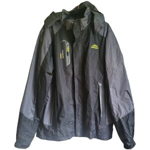 Outdoorsport Black/gray Jacket Men's size Extra Extra Large